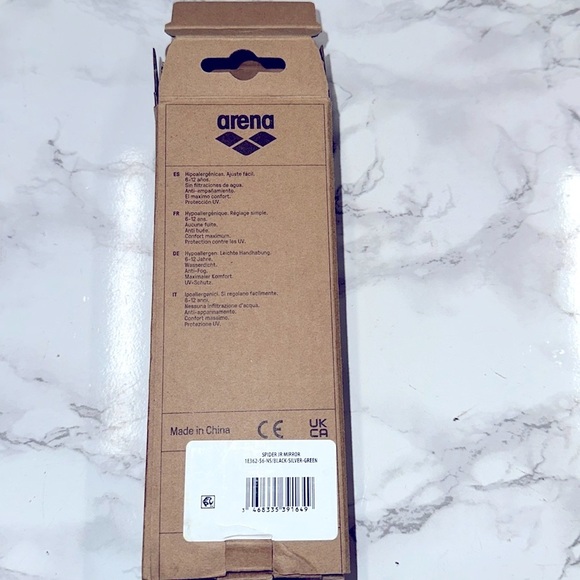 Arena spider Junior mirror swim goggles new in box - Picture 6 of 7